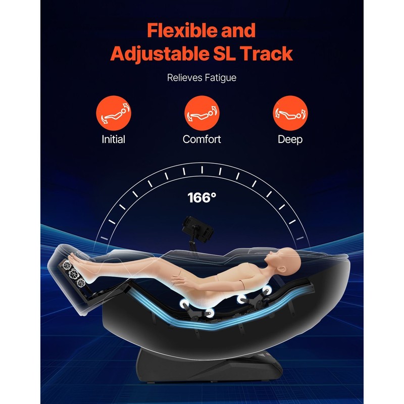 Massage Chair with Extended SL Track and Yoga Stretch gallery
