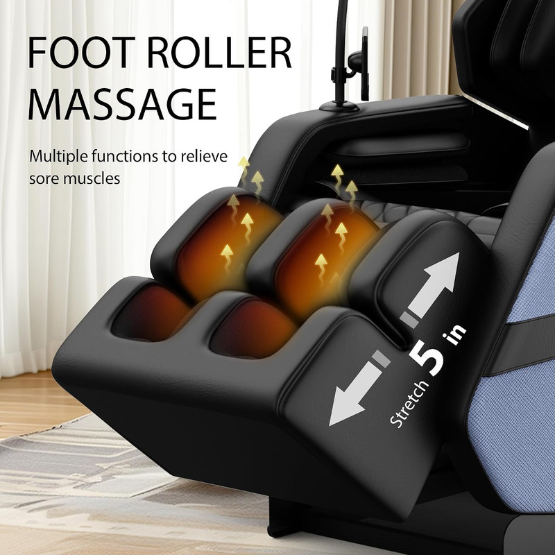 Zero Gravity Full Body Massage Chair with Heat & Bluetooth - Ideal Wellness Gift gallery