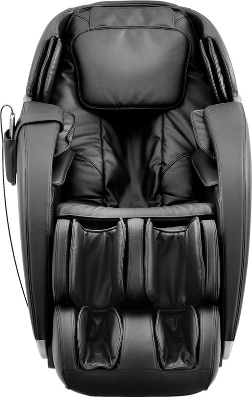 Insignia™ - 2D Zero Gravity Full Body Massage Chair - Black with silver trim