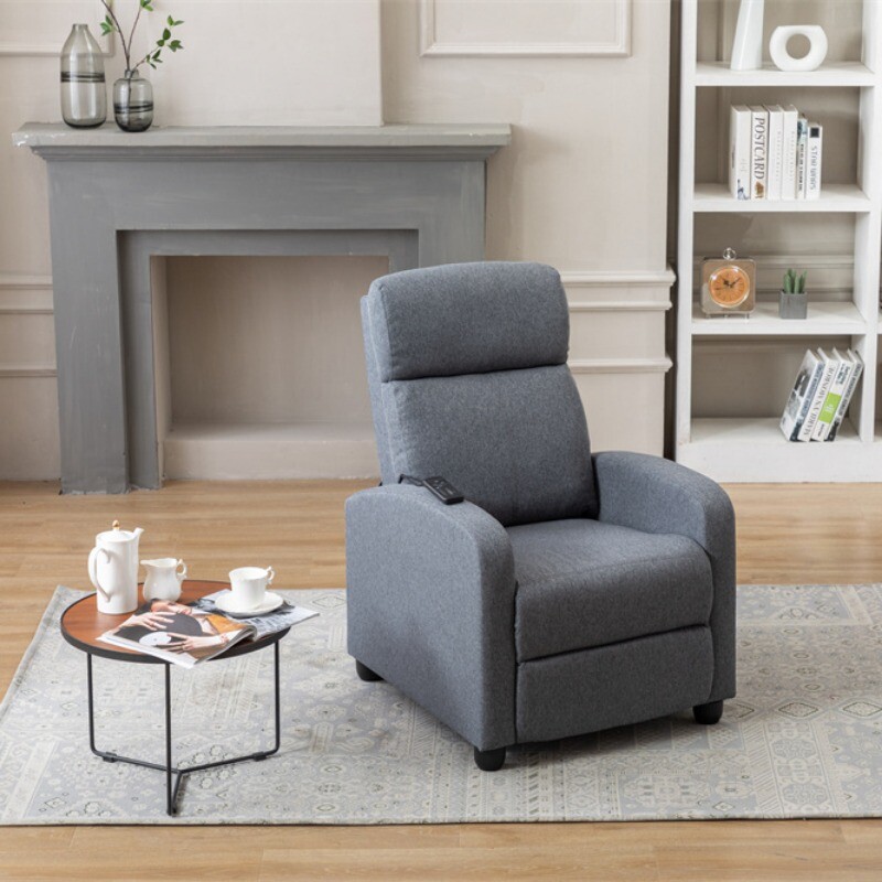 Electric Massage Chair Heating Recliner Soft manual Reclining Sofa Armchair gallery