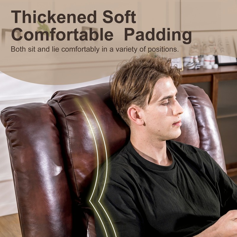 Comhoma Power Lift Recliner Chairs for Elderly Big Heated Massage Recliner Sofa gallery