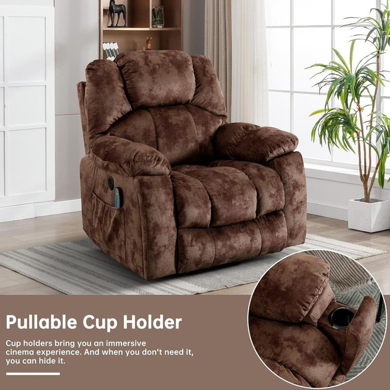 CANMOV Large Power Lift Recliner Chair for Elderly with Massage and Heated gallery