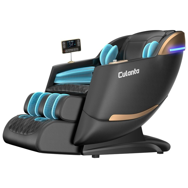 Culanta Full Body Massage Chair, Zero Gravity SL-Track Shiatsu Recliner gallery