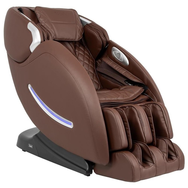 Osaki OS-4000XT Massage Chair w/ Heat & Foot Rollers-Brown, Open Box