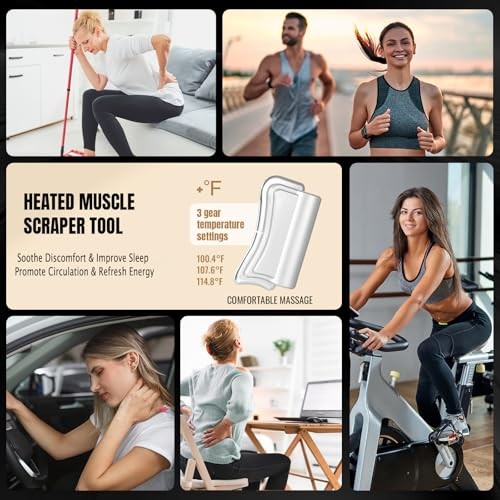 2026 New Upgrad Electric Muscle Scraper Tool for Full Body, Massage, White gallery