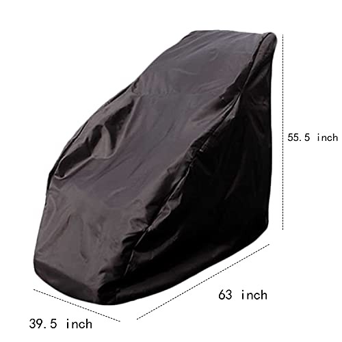 Massage Chair Cover, Armchair Slipcovers,Full Body Shiatsu Zero Gravity Black gallery