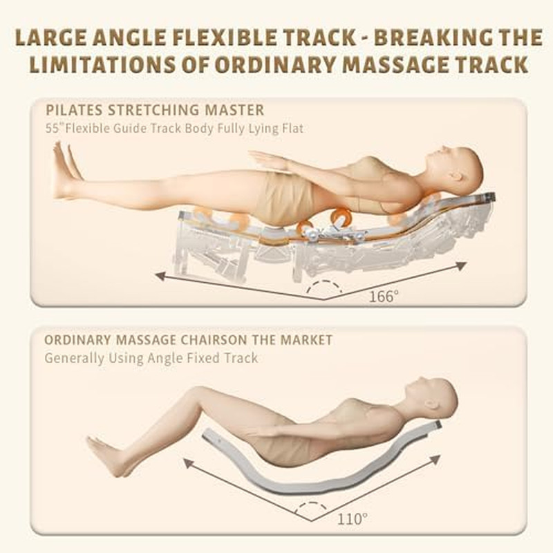 4D Full Body Massage Chair with Zero Gravity, 18 Modes & Yoga Stretch gallery