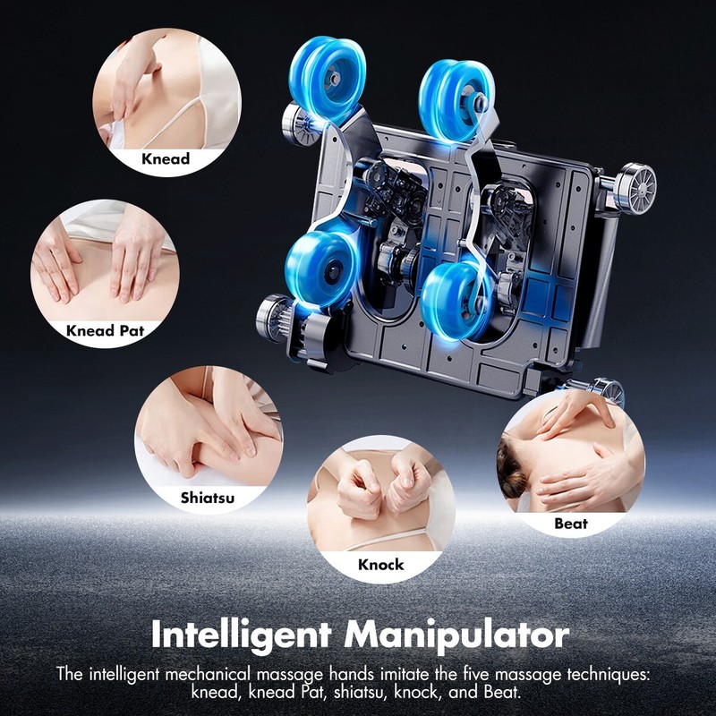 4D Massage Chair Full Body Zero Gravity SL-Track Shiatsu Massage Leg Back Heater gallery