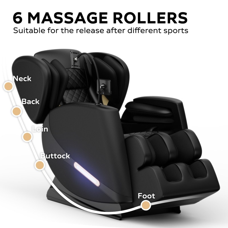 Zero Gravity Full Body Massage Chair Recliner with Air Pressure & Heating gallery