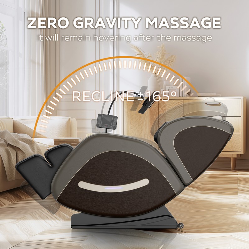 New Full Body Zero Gravity Massage Chair Recliner Shiatsu,Heating,Airbag,5Mode gallery
