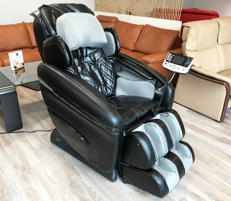 OSAKI 7200H Pinnacle Quad Roller Massage Chair Zero Gravity Recliner Heat Black gallery