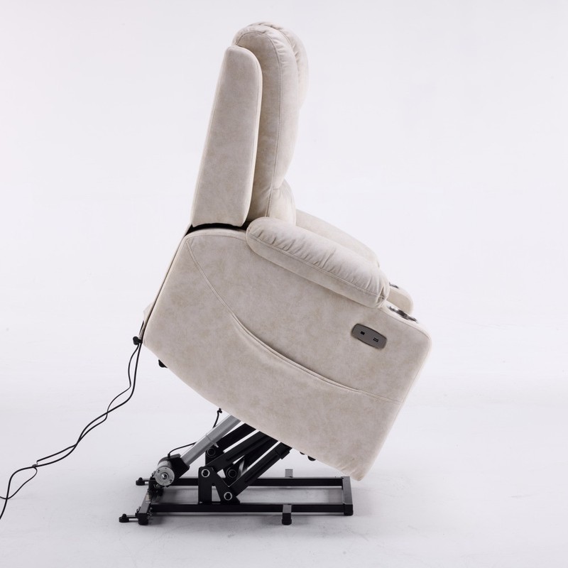 Power Lift Recliner Chair with Massage, Heat & USB for Elderly gallery