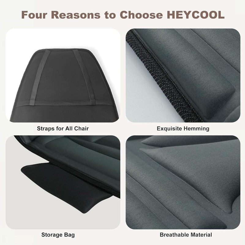 Massage Chair Pad with 10 Vibration Motors & Heating—Perfect for Office and Home gallery