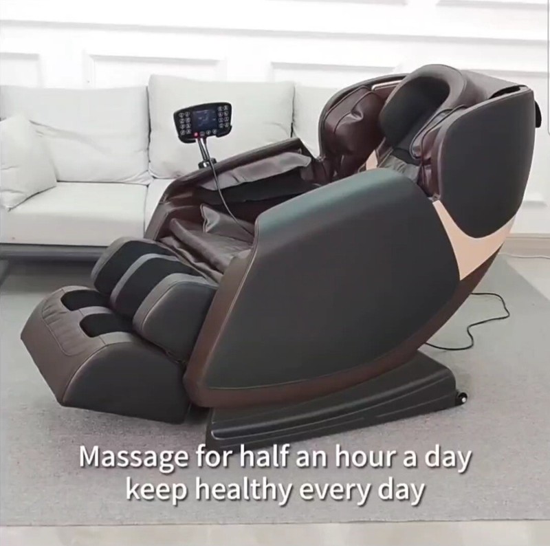 Luxury Full Body 8D Zero Gravity Massage Chair Heating Head Foot 180° Bluetooth gallery
