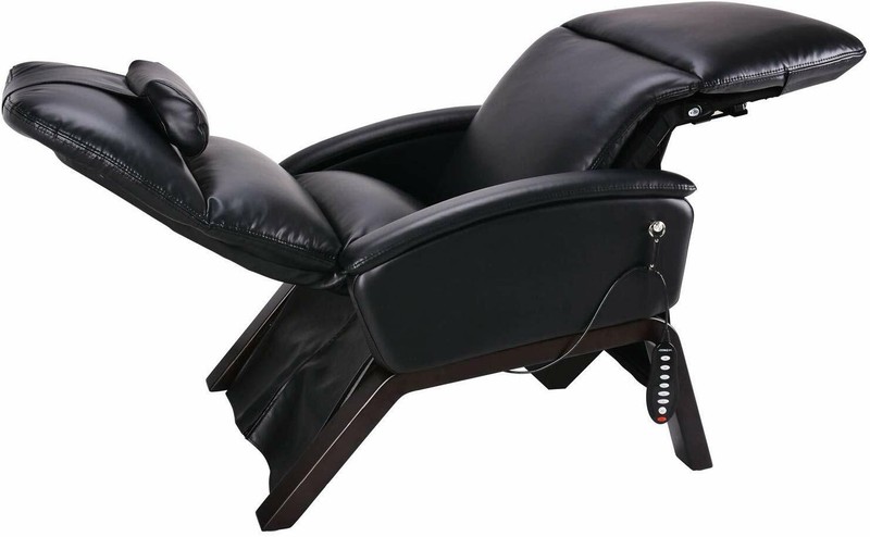 Svago The Lite Zero Gravity Recliner Electric Power Chair in Black Dark Walnut gallery