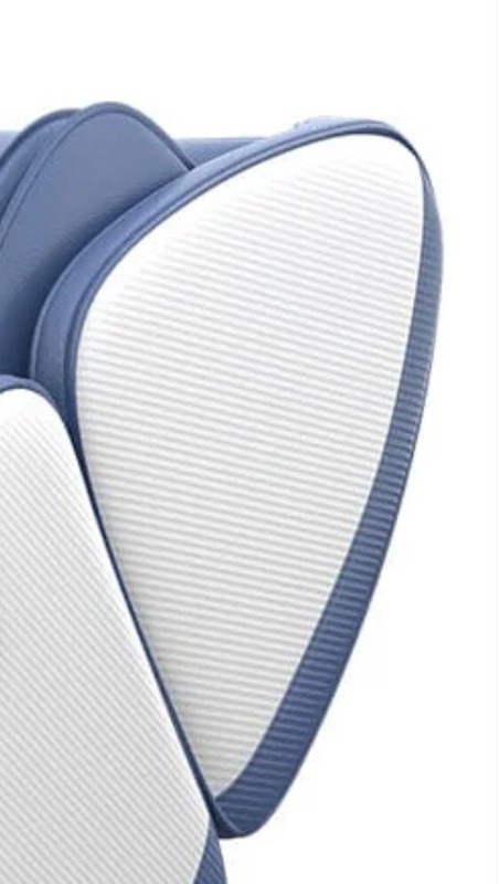 Real Relax Massage Chair Head/Back Rest Pair Blue For MM350, SS01 *NEW* gallery