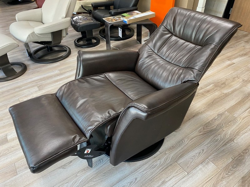 IMG Chelsea RMS399 Large Power Relaxer Recliner Chair S559 Dark Brown Leather gallery