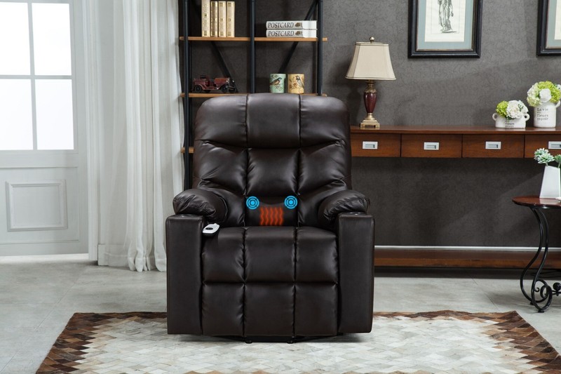 Power lift recliner chair, heated and massage for elderly assistance.  gallery