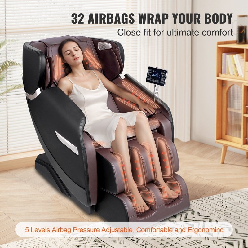 3D Shiatsu Full Body Chair Zero Gravity Heating Massage Roller Feature gallery