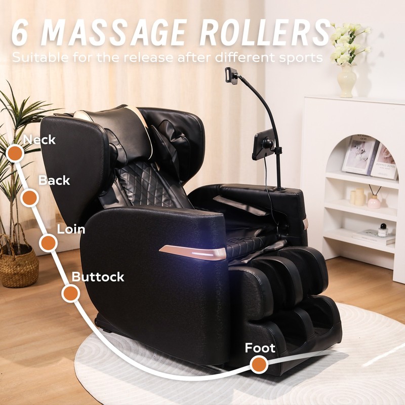 Full Body Massage Chair Recliner with Zero Gravity & Air Pressure gallery