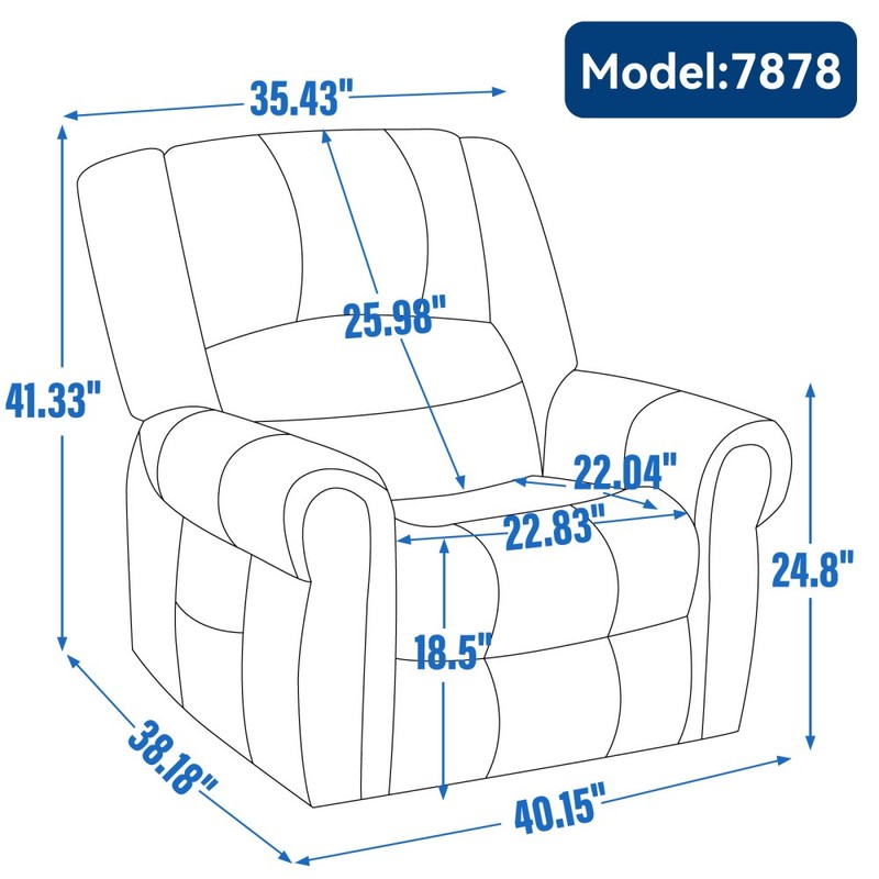 FlexiSpot Elderly Power Lift Recliner Chair Sofa Massage and Heat Cup Holders gallery