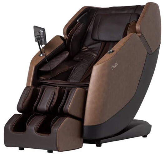 Osaki Ziva SL-Track Touchscreen Controller Zero-G Heated Massage Chair (Brown)