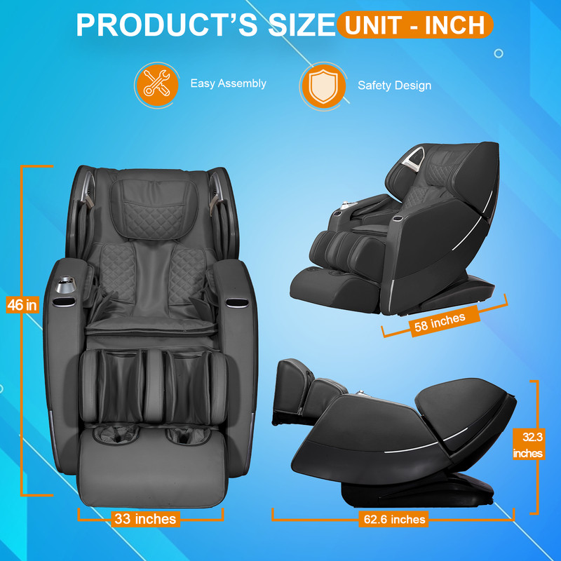Shiatsu Massage Chairs, SL TrackMassage Chairs, Full Body and Recliner Electric gallery