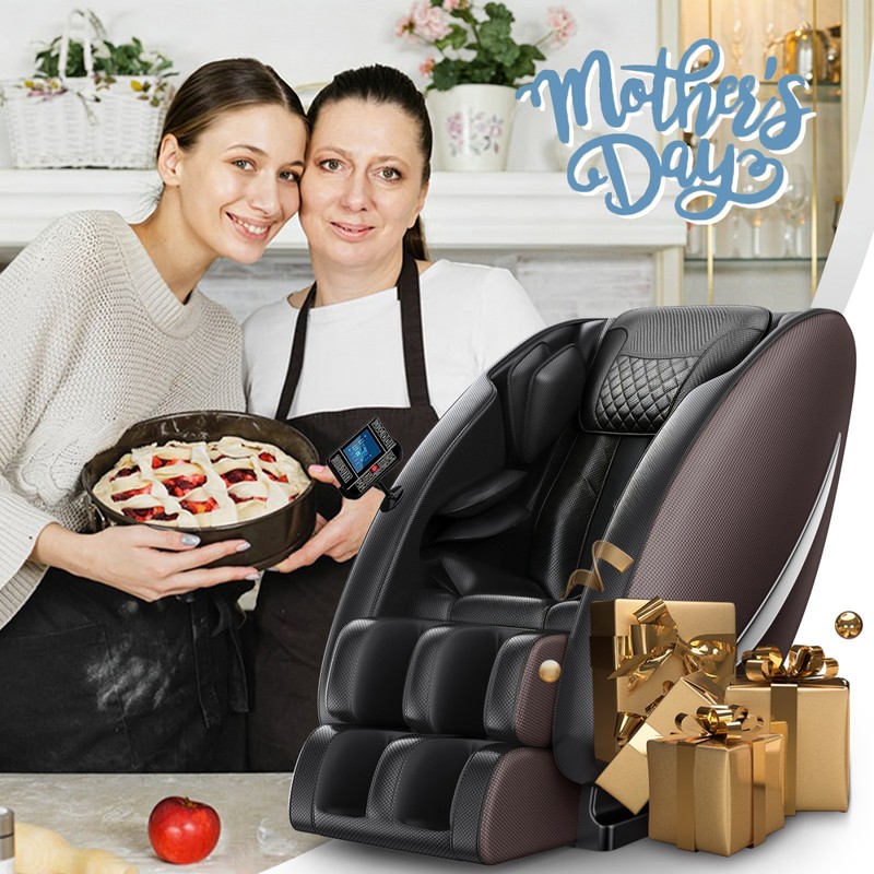 Zero Gravity Full Body Massage Chair Recliner with Air Pressure & Heating gallery