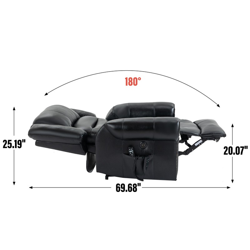 Power Lift Recliner Chair with Heat Massage Dual Motor for up to 350 LBS gallery