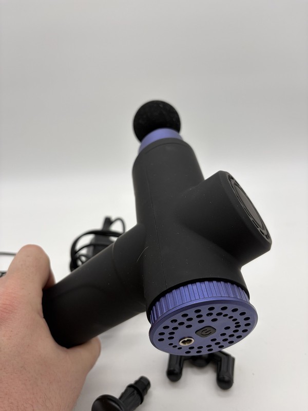 Percussion Massage Gun 5236 Muscle Therapy w/ 3 Attachments & ChargerH2-1 gallery