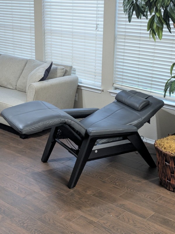 2023 Model Human Touch Gravis ZG Zero-Gravity Leather Massage Chair, $6500 MSRP