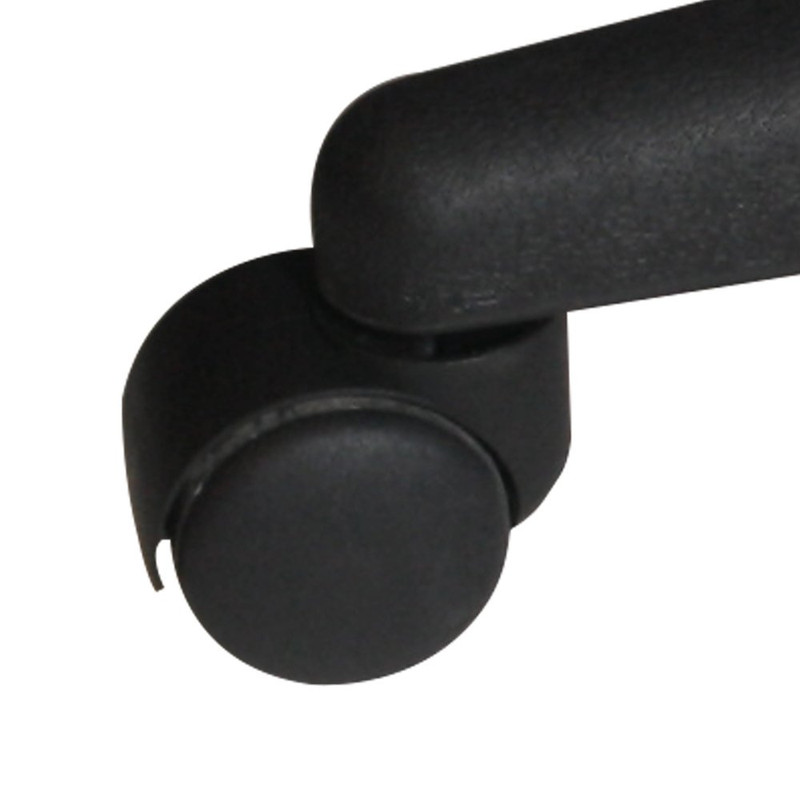 Black Pneumatic Rolling Massage Stool - Comfortable and Adjustable Design gallery