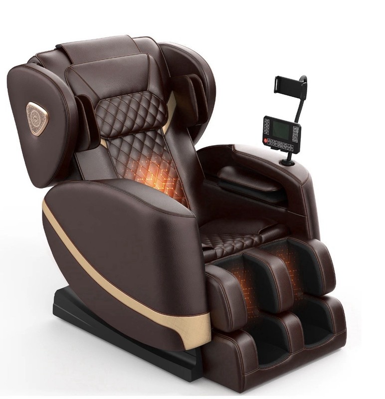 Znines Zero Gravity Full Body Massage Chair Recliner Heat Foot Rollers