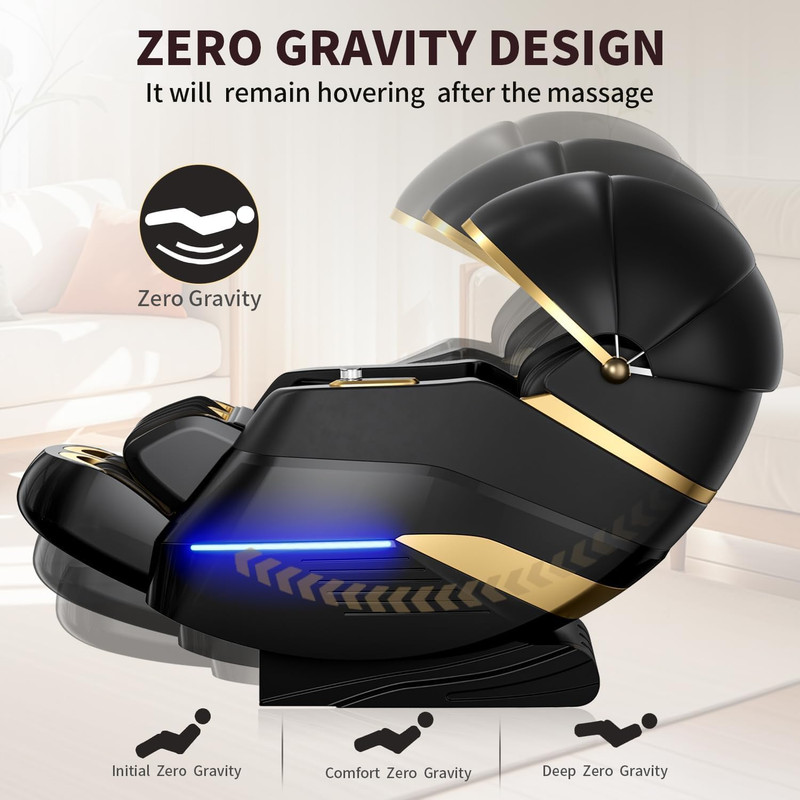 2026 Full Body Massage Chair with Zero Gravity, Heat & Airbag Massage System gallery