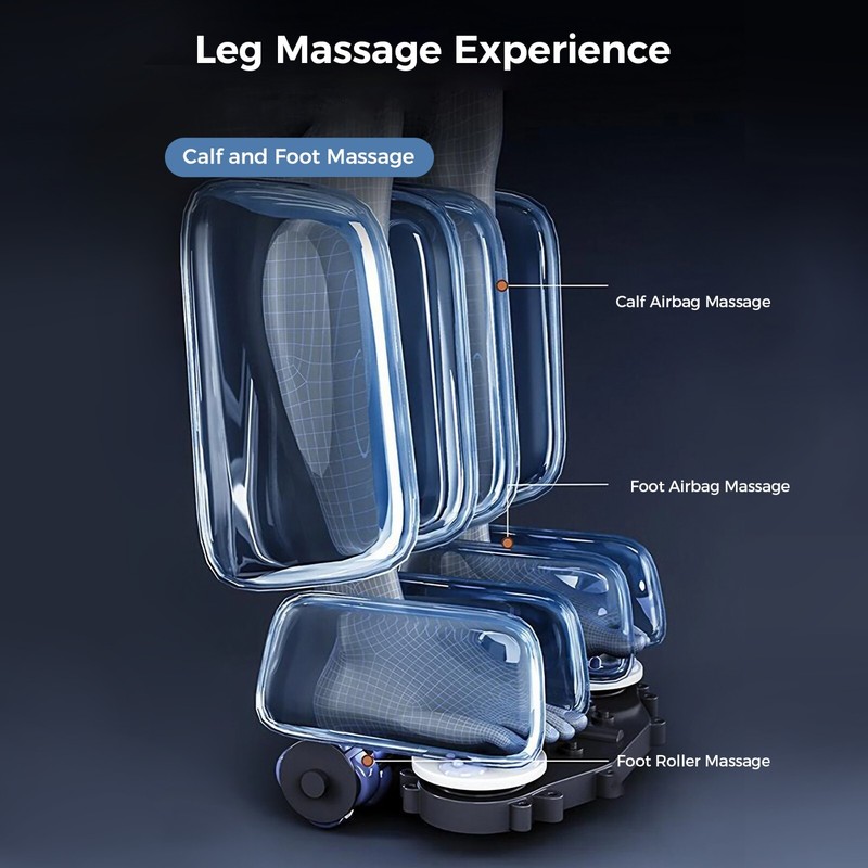 WANKO Harmony Extra Long SL-Track Zero Gravity Full Body Recliner Massage Chair gallery