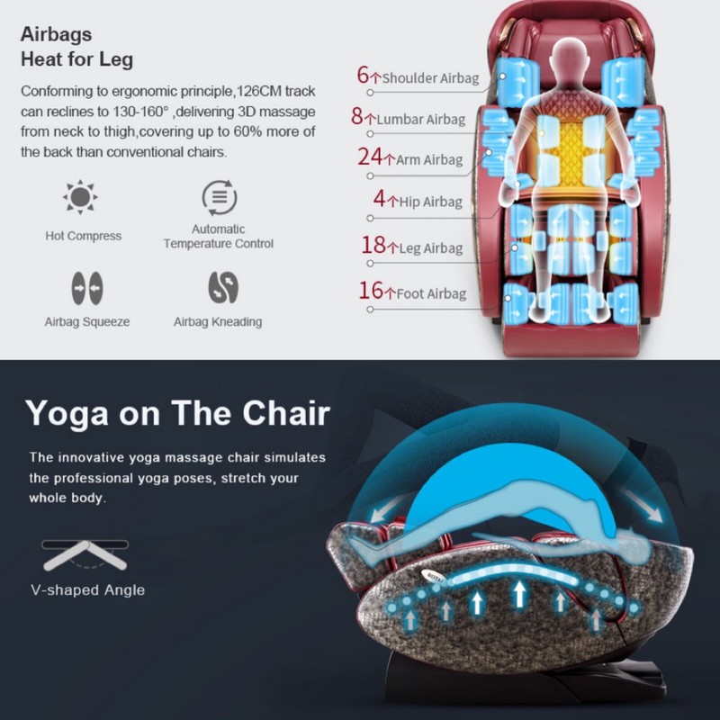 Full Body Massage Chairs Electric Luxury Massage RT7709 Shiatsu Arm Zero Gravity gallery