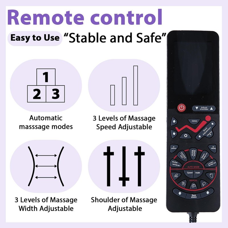 Massage Chair, SL Track Full Body Zero Gravity Shiatsu Massage Chair w/Bluetooth gallery