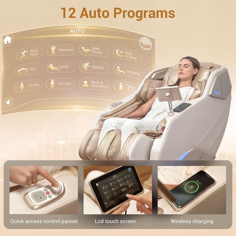Ultimate Full Body Massage Chair with Heat & Zero Gravity - 12 Techniques gallery