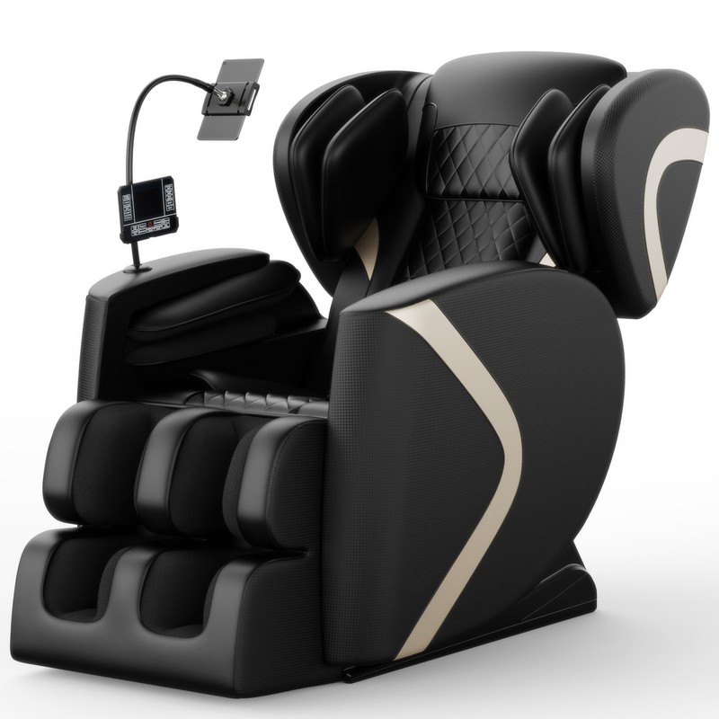 Full Body Massage Chair Black Zero Gravity Shiatsu Massage recliner w/5 Modes gallery
