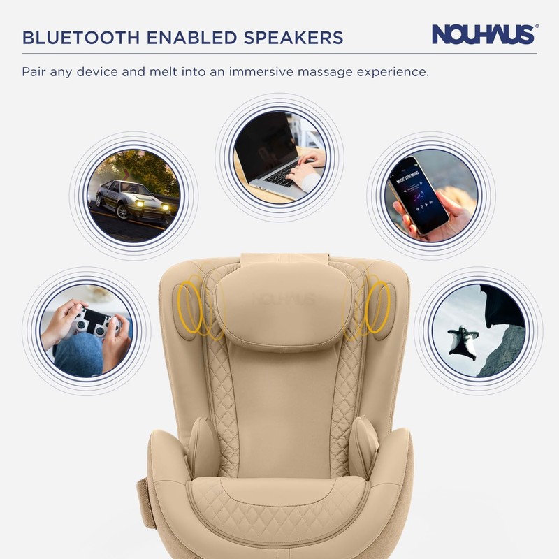 Nouhaus NOU Campo Heated Zero Gravity 3D Massage Chair Full Body Dual Sound gallery