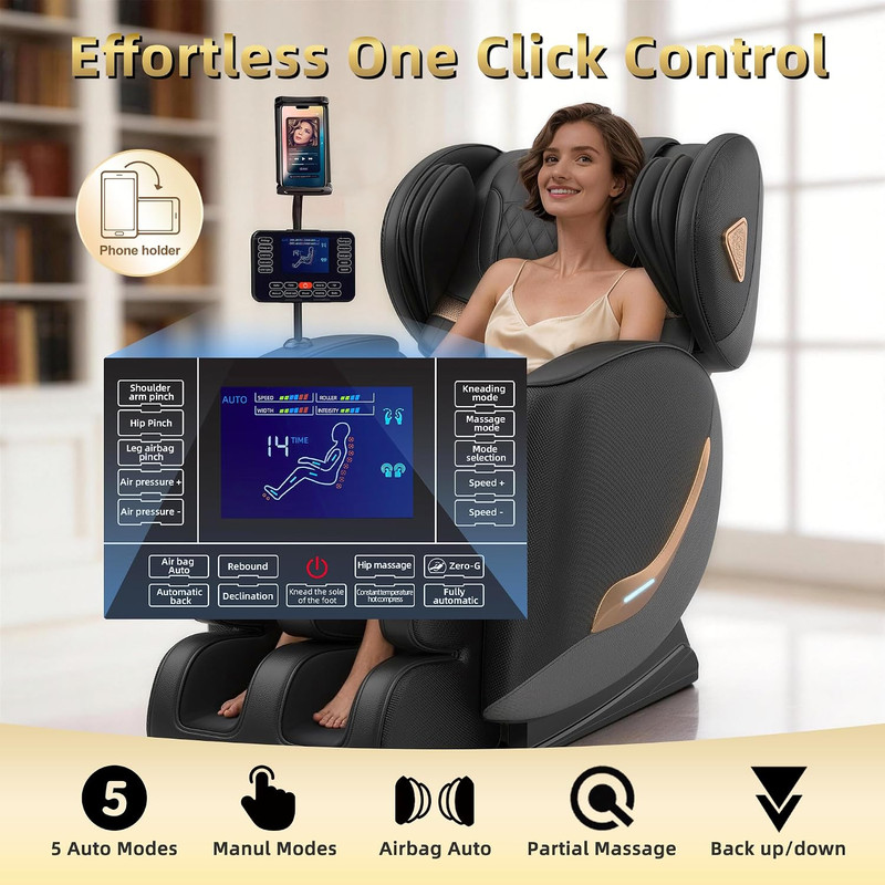 2026 Massage Chair Full Body, Zero Gravity Massage Chair Recliner - Upgraded 10- gallery