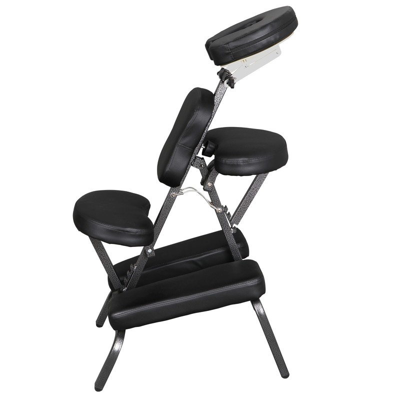 Portable Lightweight Massage Chair Folding Tattoo Spa Chair w/Carrying Bag Black gallery