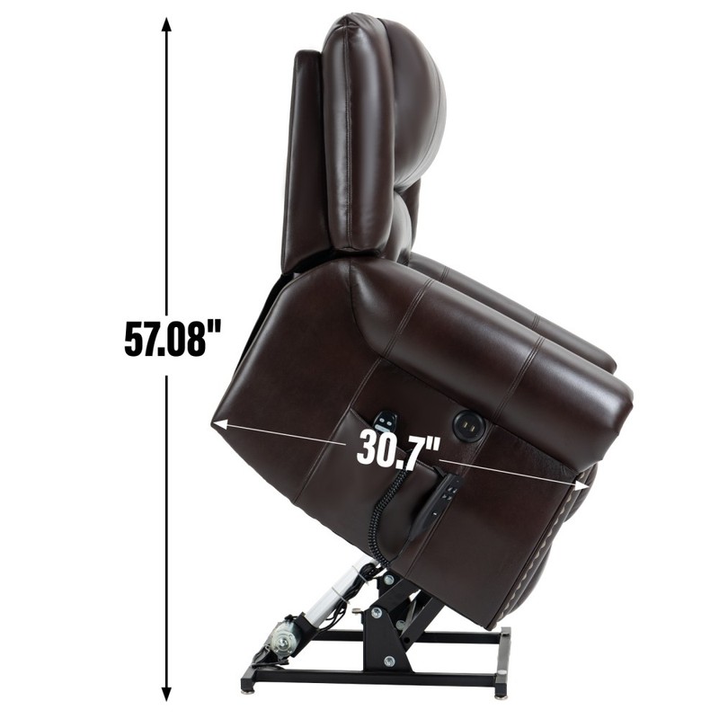 FlexiSpot Elderly Power Lift Recliner Chair Sofa Massage and Heat Cup Holders gallery