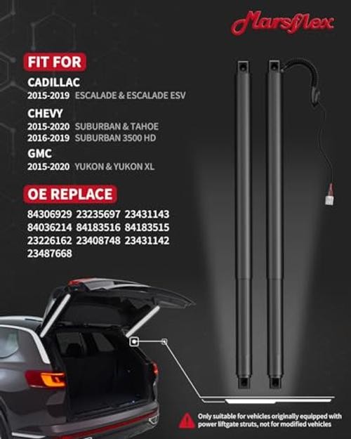 Rear Tailgate Power Lift Support Shock Strut Compatible with Chevy Suburban gallery