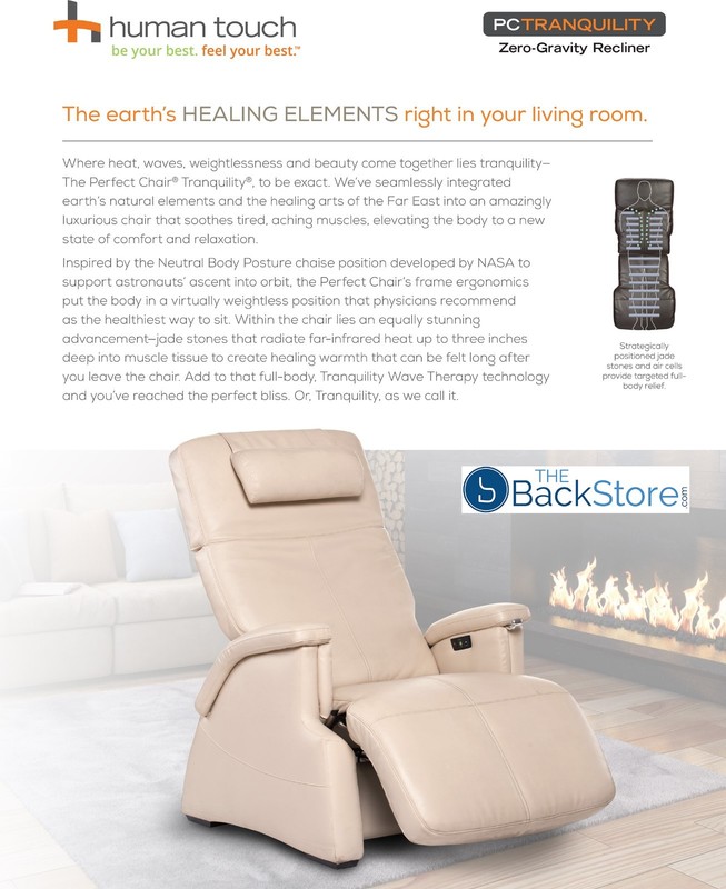 Espresso PC-86 Human Touch PC-086 Perfect Chair Recliner with Massage + Heat gallery