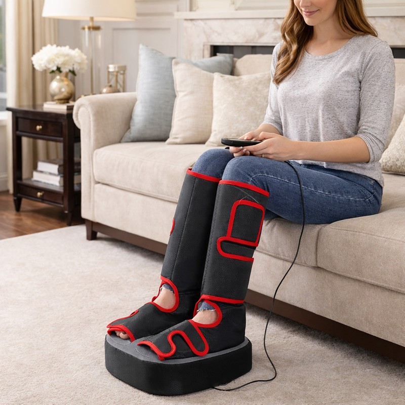 Carepeutic  Shiatsu Foot Massager and Air Compression Leg Massager & Heat KH396