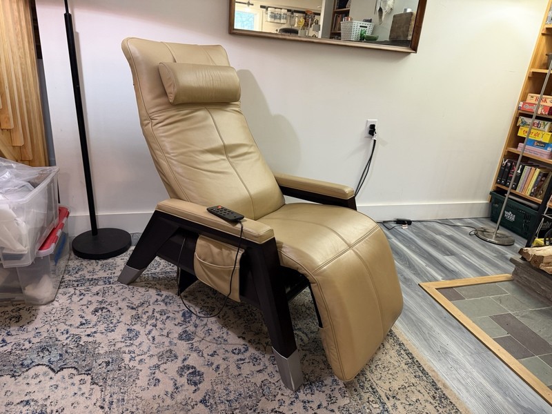 Human Touch Gravis ZG Zero-Gravity Leather Massage Chair, $6500 MSRP gallery