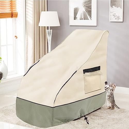 Massage Chair Cover 600D Oxford Cloth Full Body Shiatsu 59"x39"x55" Inch gallery