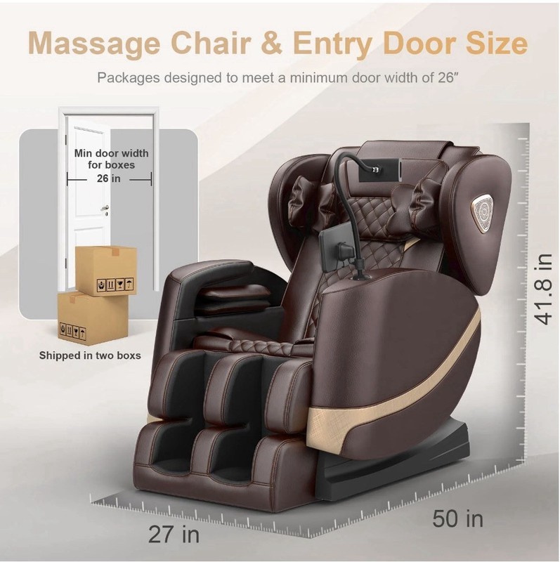 Znines Zero Gravity Full Body Massage Chair Recliner Heat Foot Rollers gallery