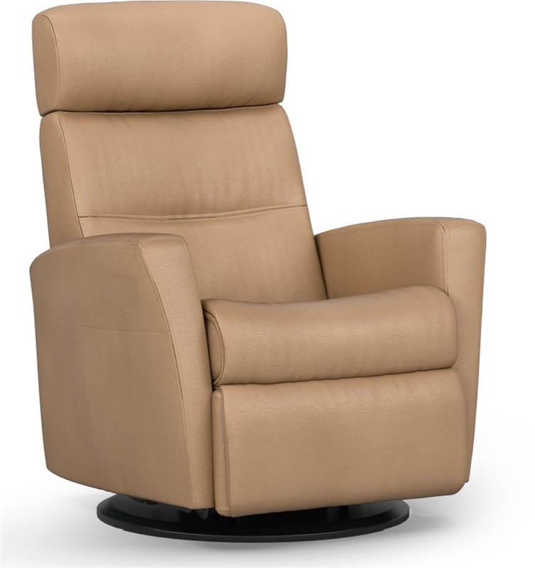 IMG Divani RM325 Large Power Relaxer Recliner Chair Trend T426 Biscuit Leather